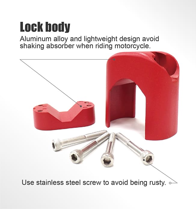 Lock body Aluminum alloy and lightweight design