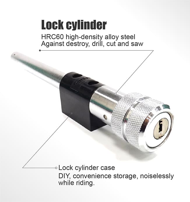 Lock cylinder HRC60 high-density alloy steel